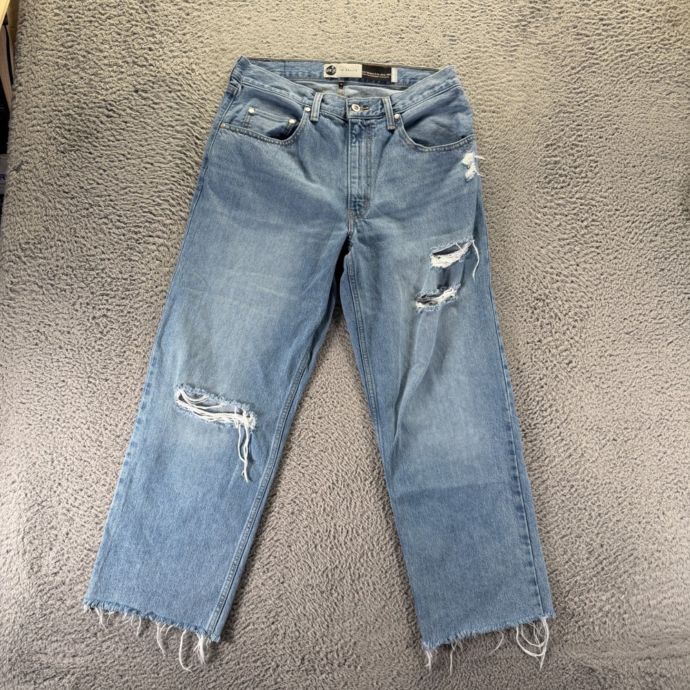 Levi's SilverTab Jeans Womens 30x28 Blue Cotton Denim Straight Baggy